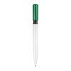 Kugelschreiber S40 Colour hardcolour Weiss-Grün | 1-farbiger Tampondruck | 90° vom Clip | 40 mm x 8 mm | Nicht verfügbar