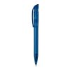 Kugelschreiber S45 Clear Transparent Dunkelblau-Dunkelblau | 1-farbiger Tampondruck | Clip | 25 mm x 6 mm | Nicht verfügbar