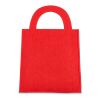 Filz-Geschenktüte 15x21cm Rot Weiß | ohne Werbeanbringung | Nicht verfügbar | Nicht verfügbar