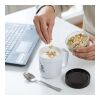 Lunchbecher to-go 520+230ml Weiss