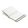 Karton Notizbuch A5 Braun | 1-farbiger Siebdruck | Rückseite | 100 mm x 140 mm | Nicht verfügbar