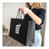 FSC Papier Geschenktasche 40 x 12 x 30cm 200g/m² Schwarz | ohne Werbeanbringung | Nicht verfügbar | Nicht verfügbar