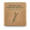 FSC-Holzpflanzgefäß-Set – Lavendel Natur