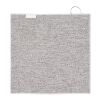 Schnelltrocknendes Golfhandtuch mit Haken R-PET 30x30cm Sublimation Weiss-Grau