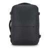 PU-beschichteter Dalston-Rucksack Vakuumrucksack 30 x 15 x 45 cm 20 l Schwarz | Digital Transferdruck | Vorderseite unten | 120 mm x 100 mm