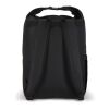 R-PET 600D Rolltop-Rucksack 20L Schwarz