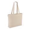 Baumwoll-Tragetasche mit Reißverschluss OEKO-TEX® 47 x 11 x 35cm 320g/m² Ecru