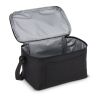 R-PET 600D 6-Dosen-Kühltasche 25 x 14,5 x 15,5 cm 5 l Schwarz