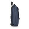 rPET 600D Navi Laptop-Rucksack 36 x 40 x 10 cm blau/schwarz | Digital Transferdruck | Vorderseite | 180 mm x 190 mm