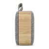 Bamboo Wireless Speaker 5W  Natur | Digitaldruck | Vorderseite | 50 mm x 50 mm