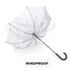 Verdure 190T Pongee 23" Winddichter Hakenschirm Auto open Weiss | ohne Werbeanbringung | Nicht verfügbar | Nicht verfügbar