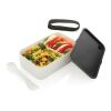 GRS RPP Lunchbox mit Göffel weiß | ohne Werbeanbringung | Nicht verfügbar | Nicht verfügbar
