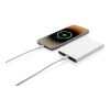 4.000mAh Type-C Powerbank aus RCS recyeltem ABS & Aluminium silber | ohne Werbeanbringung | Nicht verfügbar | Nicht verfügbar