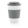 Wiederverwendbarer Kaffeebecher 270ml grau | ohne Werbeanbringung | Nicht verfügbar | Nicht verfügbar | Nicht verfügbar