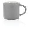Vintage Keramiktasse grau