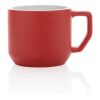 Moderne Keramiktasse rot | ohne Werbeanbringung | Nicht verfügbar | Nicht verfügbar