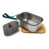 Black+Blum Stainless Steel Sandwich Box groß turkis | ohne Werbeanbringung | Nicht verfügbar | Nicht verfügbar