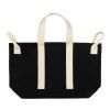 BEAU AWARE™ Strandtasche aus 400gr/m² recyceltem Canvas schwarz | ohne Werbeanbringung | Nicht verfügbar | Nicht verfügbar | Nicht verfügbar