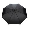 20.5" Impact AWARE™ RPET 190T Pongee Bambus Mini-Schirm schwarz | ohne Werbeanbringung | Nicht verfügbar | Nicht verfügbar