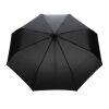 21" Impact AWARE™ RPET 190T Bambus-Schirm autom. open/close schwarz | ohne Werbeanbringung | Nicht verfügbar | Nicht verfügbar