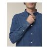 POD Stanley&Stella - Stanley Denim Shirt Mittelblau | M | DTF Linke Brust