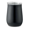 Becher recycelter Edelstahl mit Schiebedeckel schwarz | ohne Werbeanbringung | Nicht verfügbar | Nicht verfügbar | Nicht verfügbar