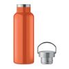Doppelwandige Flasche 500 ml im Kannenlook orange | ohne Werbeanbringung | Nicht verfügbar | Nicht verfügbar | Nicht verfügbar