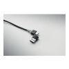 3in1 Ladekabel schwarz