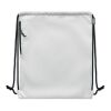 Großer Beutel mit Kordelzug RPET-Polyester weiß | ohne Werbeanbringung | Nicht verfügbar | Nicht verfügbar | Nicht verfügbar