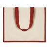 Jute/Canvas Shopper rot | ohne Werbeanbringung | Nicht verfügbar | Nicht verfügbar | Nicht verfügbar