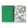 Notizbuch mit Steinpapier grün | ohne Werbeanbringung | Nicht verfügbar | Nicht verfügbar