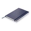 Deluxe Hardcover PU A5 Notizbuch navy blau | ohne Werbeanbringung | Nicht verfügbar | Nicht verfügbar