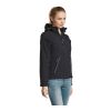 Rock Damen-Softshellparka schwarz | XL