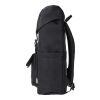 RPET (290T) Polyester Twill Rucksack mit Lasche Marlowe Schwarz | ohne Werbeanbringung | Nicht verfügbar | Nicht verfügbar