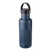 Recycelte doppelwandige Trinkflasche aus Edelstahl (500 ml), Lior Grün