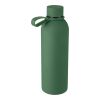 Doppelwandige Trinkflasche aus recyceltem Edelstahl (500 ml) Sena Grau | ohne Werbeanbringung | Nicht verfügbar | Nicht verfügbar