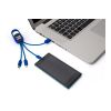 4-in-1-Ladekabelset Blau