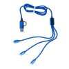 Nylon-Ladekabel Leif Kobaltblau
