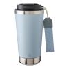 Doppelwandiger Trinkbecher aus recyceltem Edelstahl 500 ml Kayla pastellrosa
