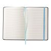 Notizbuch aus Kunststoff Charlene Hellblau