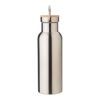 Edelstahl-Trinkflasche doppelwandig Silber