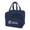 Kühltasche aus recyceltem Poly-Baumwollgewebe (330 g/m²) Elowen beige
