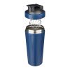 Einwandige Trinkflasche aus recyceltem Edelstahl (750 ml) Orla Kobaltblau