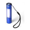 Taschenlampe aus recyceltem Aluminium COB Sami Kobaltblau