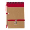 Notizbuch 'Pocket' aus recyceltem Karton Rot