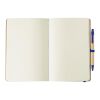 Notizbuch aus recyceltem Karton (A5) Theodore Schwarz