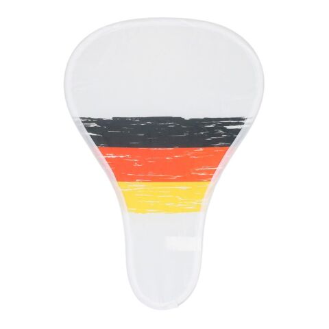 Fächer "Calor" Deutschland Deutschland-Farben | 1-farbiger Transferdruck | Hülle | 70 mm x 30 mm