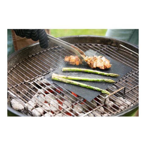 Grillmatte &quot;BBQ&quot;, 2er Set schwarz | ohne Werbeanbringung | Nicht verfügbar | Nicht verfügbar