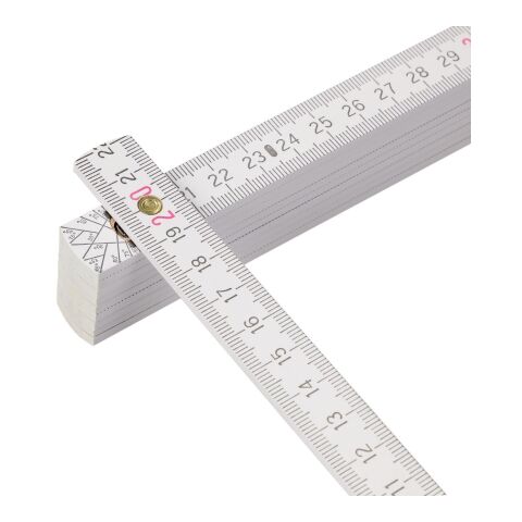 Zollstock "Craft" 2m weiß | ohne Werbeanbringung | Nicht verfügbar | Nicht verfügbar