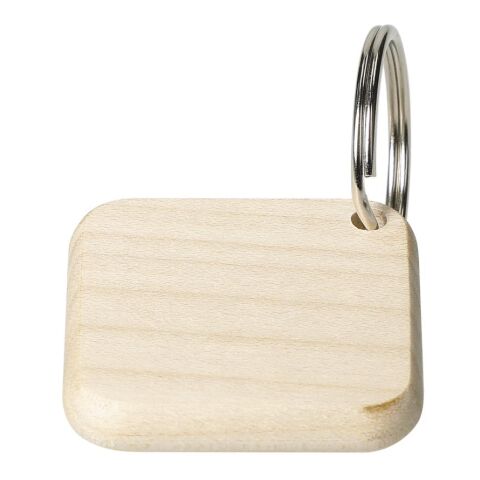 Holzschlüsselanhänger &quot;Maple&quot; eckig natur | ohne Werbeanbringung | Nicht verfügbar | Nicht verfügbar